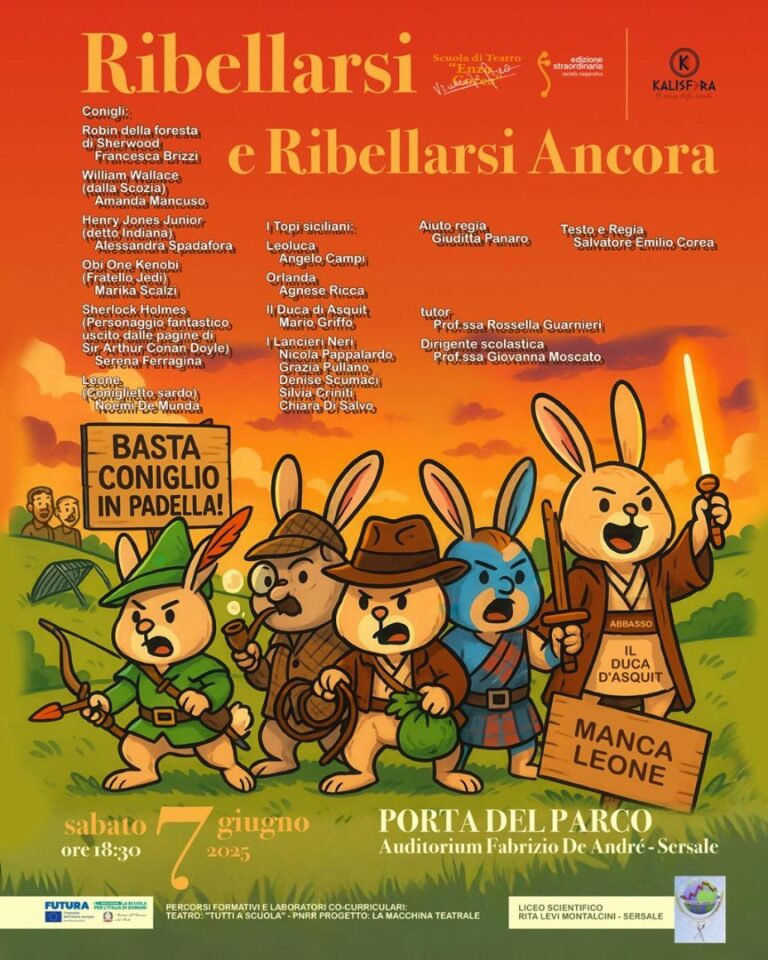 LOCANDINA RAPPRESENTAZIONE TEATRALE 07 GIUGNO 2025